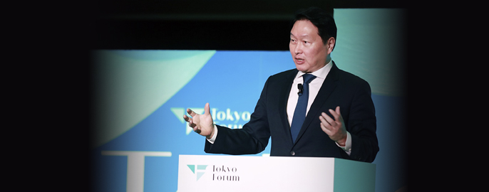 최태원 회장 "지속가능 성장 위해 사회적가치 포함하는 '새로운 자본주의' 필요"